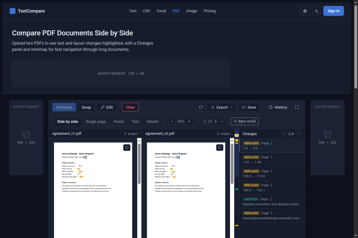 Document Compare
